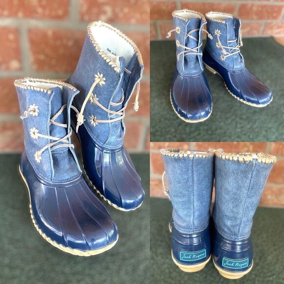 Jack Rogers Chloe Duck Boot Weatherproof Size 9 - Picture 1 of 11